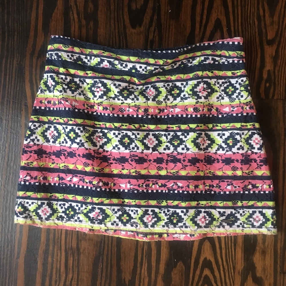 COPY - HCo Colorful Lace Mini Skirt